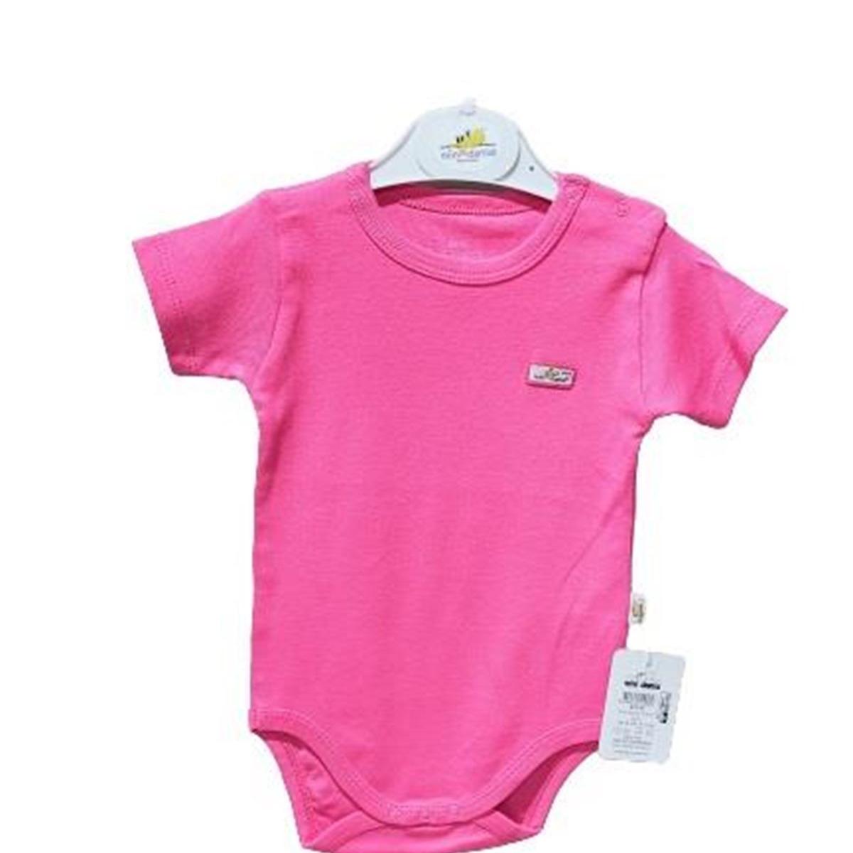 

Albimini Minidamla Combed Cotton Half Sleeve Moon Body 43105 Fuchsia