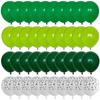 40pcs Green Balloons Set Metallic Confetti Balloon Jungle Safari Animal Birthday Party Decorations Kids Boy Baby Shower