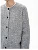 Cardigan Tricot Blanc Doux et Moelleux pour Homme - Style Coréen, Confortable et Chaud, Col Rond, Coupe Ample