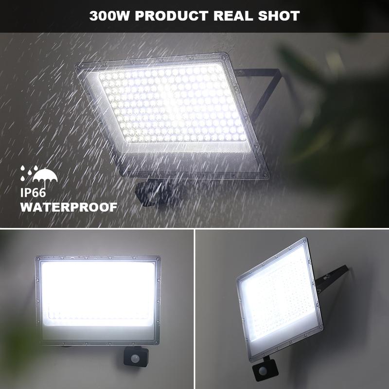 Outdoor LED Flood Light 500W 300W 200W 220V Motion Sensor Waterproof  Spotlight Garden Lighting Landscape Floodlight Street Lamp