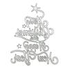 5 Pcs Christmas Tree Cutting Dies Embossings Stencils Christmas Metal Die Cuts for DIY Scrapbooking Card Decoration