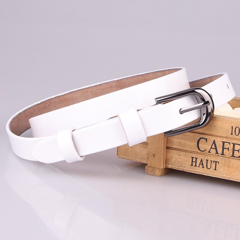 Elegant Genuine Leather Waist Belt With Alloy Buckle For Office And Casual Outfits
