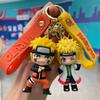 Naruto Anime PVC Keychain Figure - Haruno Sakura Hatake Kakashi Gaara Uzumaki Naruto - Pendant Key Rings for Kids Birthday Toy G