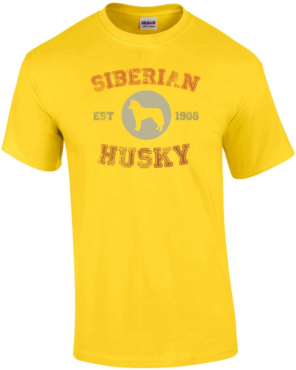 Siberian Husky Est 1908 - Siberian Husky T-Shirt 2XL