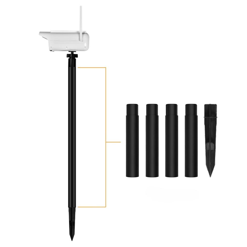 Solar Powered Virtual Camera Safety Light, Two-way Fixture, Multi Style Motion Sensor Waterproof Fence Outdoor Platform Floodlight