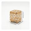 Jewelry Box with Crystal Embellishments Tone Crystals Decorative for Women, Vanity,