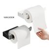 1PC Thickened tissue holder box bathroom punch-free roll paper holder toilet paper disposable face towel hanger