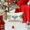 AVOIN colorlife Hanukkah Menorah Light Star of David Throw Pillow Cover, 12 x 20 Inch Chanukah Dreidel Hexagram Holiday Cushion Case for Sofa Couch