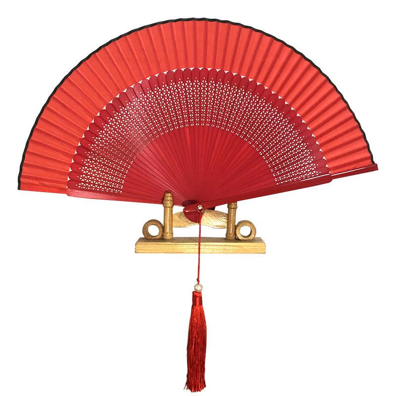 

Складной бамбуковый веер в китайском стиле для ханьфу или танца