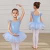 Girls Kids Ballet Tutu Skirts Dance Leotards Open Back Ballet Class Stage Performance Costumes