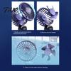 Cordless Handheld Cooling Fan Portable Fan, Foldable Mini with Strong Wind, 3 Speed Quiet Desk for Travel Office, USB Personal School