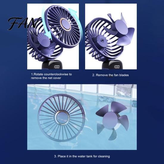 Cordless Handheld Cooling Fan Portable Fan, Foldable Mini with Strong Wind, 3 Speed Quiet Desk for Travel Office, USB Personal School