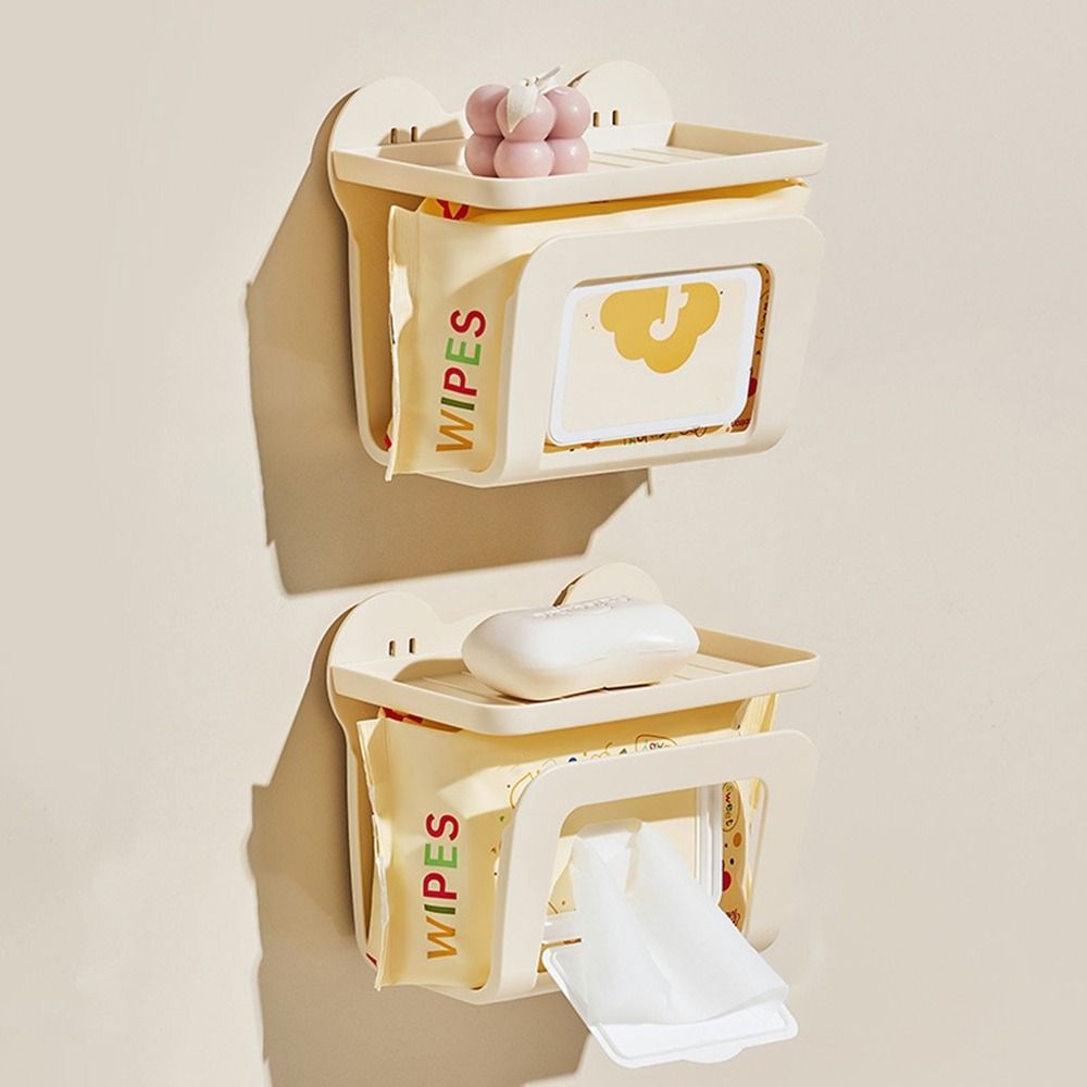 

Непробиваемый держатель для влажных салфеток Пластиковый ящик для хранения салфеток Прочный диспенсер для туалетной бумаги Туалет