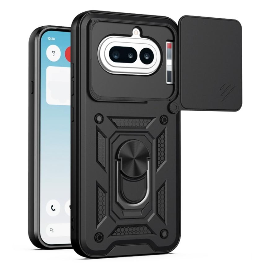 

Drop Protective Dual Layer Armor Case for Nothing Phone 4A Pro 3a Lite Phone4a 3a Pro Phone3a Kickstand Holder Funda Nothing Phone (4a) чорний