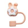 24TE Dustproof Silicone Straw Tip Cover Colorful Straw Protectors Multifunctional Silicone Straw Tip For Everyday Use