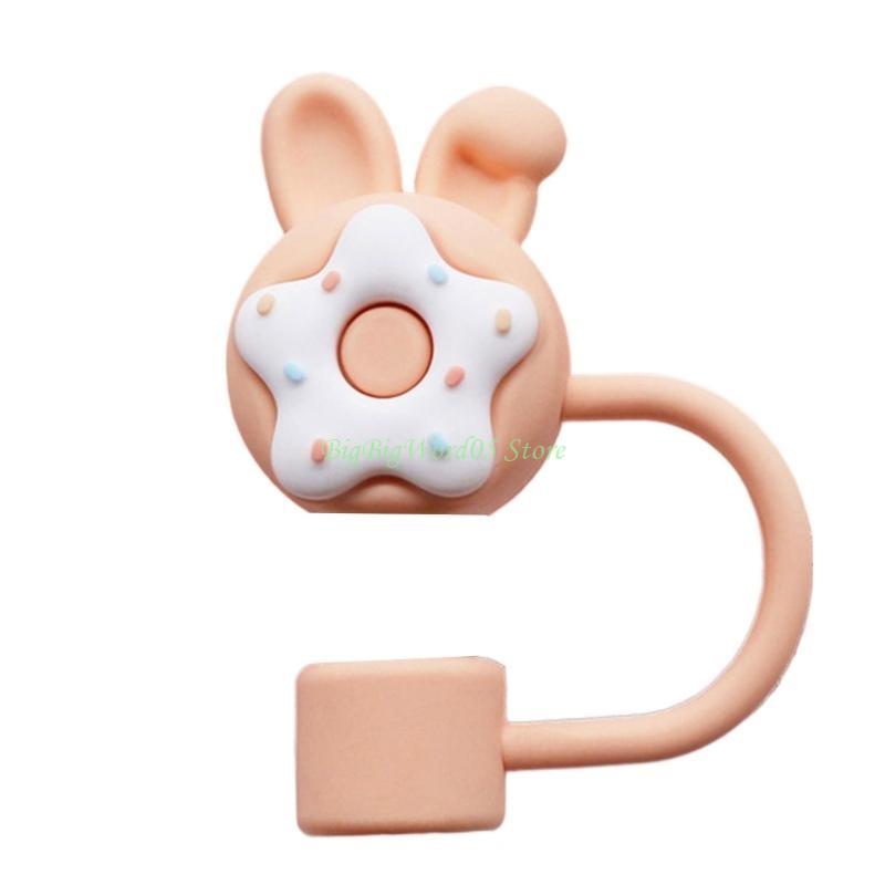 24TE Dustproof Silicone Straw Tip Cover Colorful Straw Protectors Multifunctional Silicone Straw Tip For Everyday Use