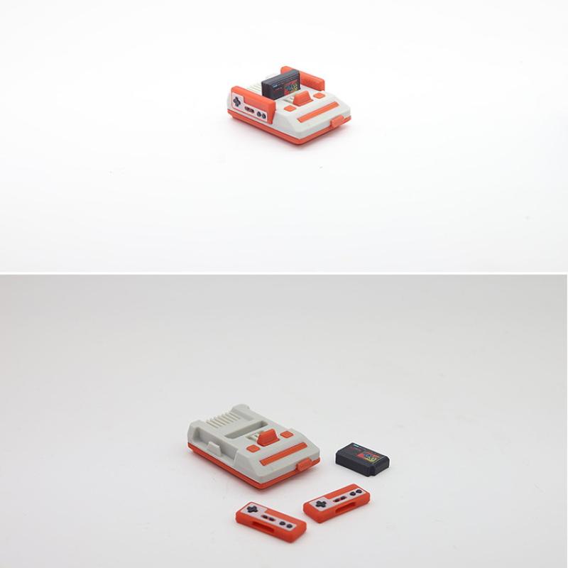 1 Piece 1/12 Dollhouse Simulation Miniature Nostalgic Tv Game Console Model Living Room Scene Decoration Doll Accessories Toys