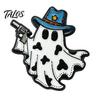 Spooky Clothing Accessories Halloween Cartoon Ghost Enamel Brooch, Metal Lapel Pin, Backpack Decoration Pin Sweater Cardigan Coat Suit Scarf