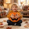 Halloween Plush Pumpkin Doll Soft Stuffed Toy Large Face Pumpkin Decoration Halloween Gift Plush Toy for Party Home Decoration