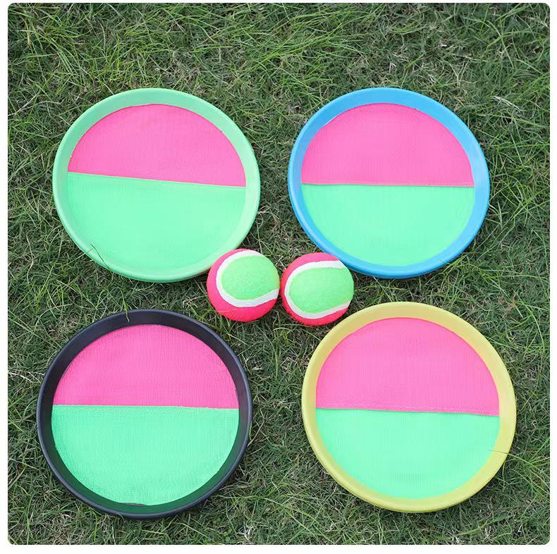 19cm Children's Suction Cup Paddle Ball Set - Parent-Child Toss and Catch Fun