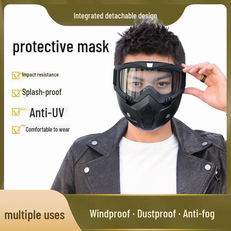 High-Definition Anti-Fog Cycling Goggles - Wind, Sand, Splash & Dust Protection for Men & Women