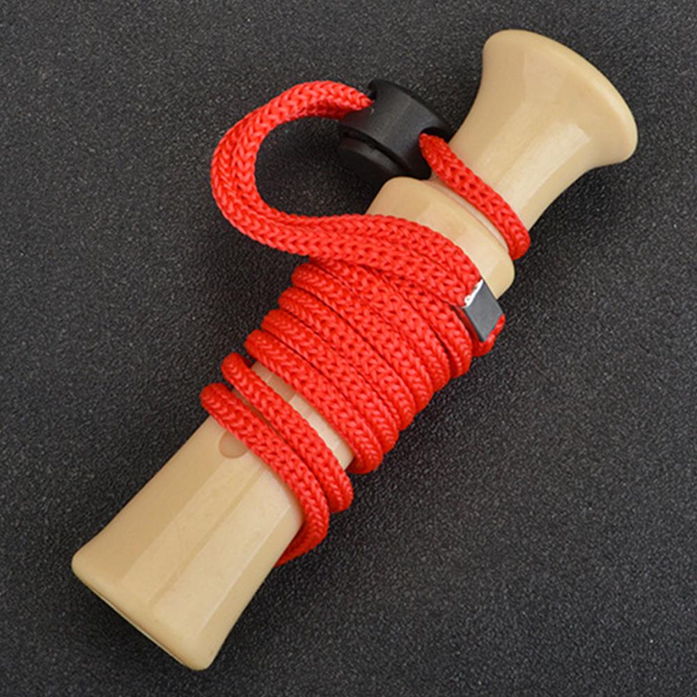Plastic Duck Lanyard Whistle Hunting Caller Decoys Outdoor Hunting Accessories