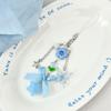 Cute Beaded Keychain Fade-Resistant Celestial Charm Keychain Sun Moon Star Keychain Unique Phone Lanyard Key Ring For Bag