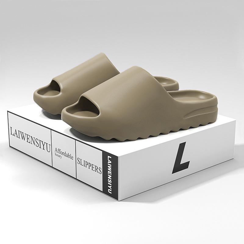 Kokosnuss-Hausschuhe für Herren Outdoor-Bekleidung Sportsandalen EVA Dicke Sohle Gepolstertes Gefühl Schmirgelbrett-Stil Pantoletten