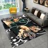 Tappeto Kpop B-BTS SUGA Agust D Yoon Gi per Stanza dei Giochi, Camera da Letto, Soggiorno, Divano, Decorazione Casa, Tappeto Area Tappetino Antiscivolo per Pavimento Regalo