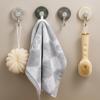 Suction Cup Hook Kitchen Wall Hook No Punching Nail Free Hanger Reusable Waterproof Shower Hook Towel Bath Ceiling Hook
