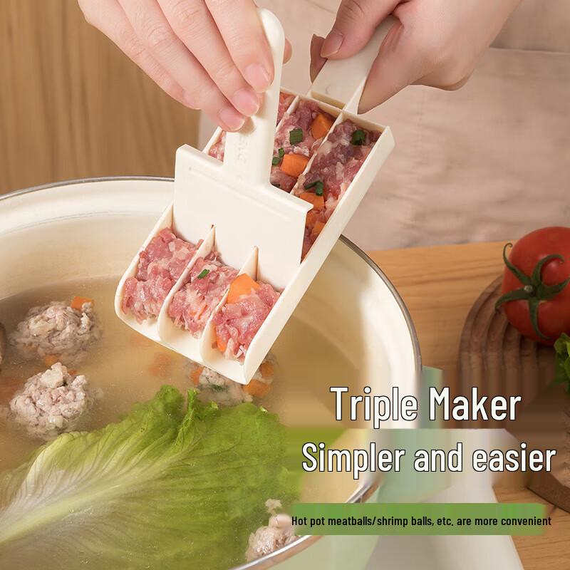 

Deepur Triple Meatball Maker Mold