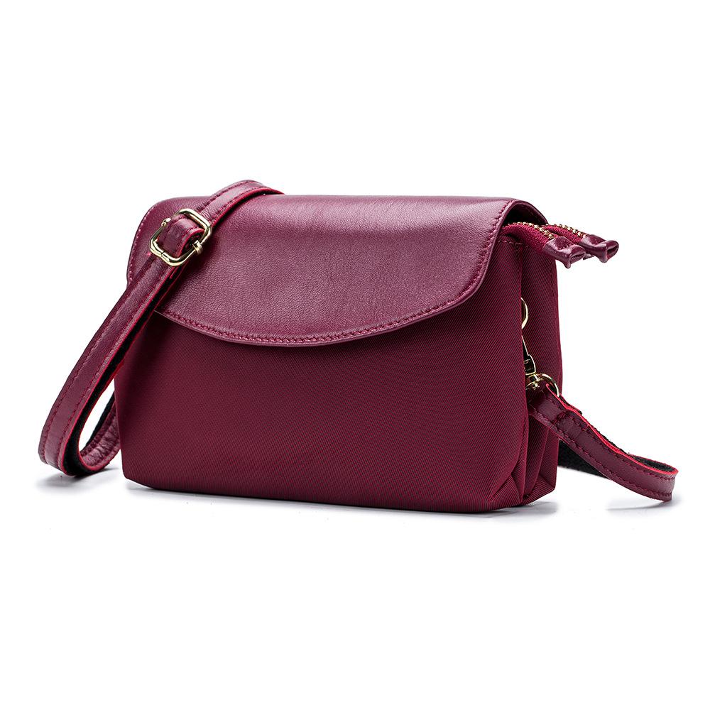 Women's waterproof cloth bag, women's commuting big bag, light work canvas bag bag, versatile diagonal span mother bag single shoulder