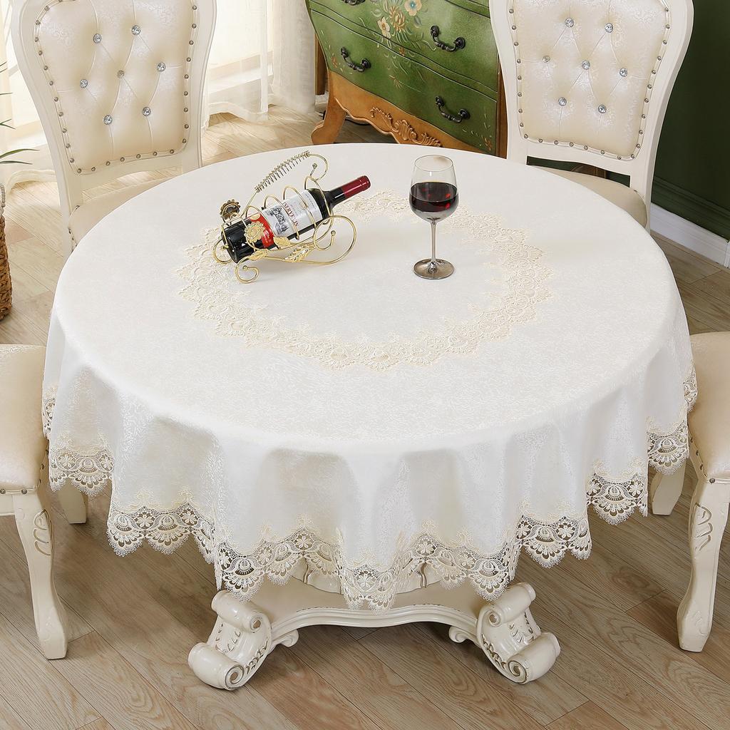 European Entry Lux terítő Tribute selyem jacquard csipke terítő kerek terítő asztalterítő
