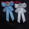 Korean Style Lace Ribbon Necklace Brooch With Classic Butterfly Design For Formal Attire