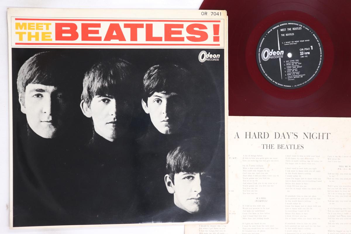 

LP-пластинка BEATLES - Meet The Beatles (- Odeon Красный Винил OR7041 ODEON 1964 Япония Рок Б/У