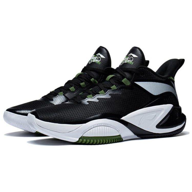 Li Ning Storm 2023 Comfortable Cushioning, Wear Resistant Low Top Basketball Shoes Men's Black ABFT021-1