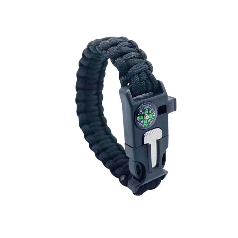 Multifunctional Outdoor Survival Paracord Bracelet: Detachable Seven-Core Lifeline