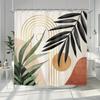 Featuring Geometric Shapes, Tropical Leaves, Minimalist Design, And Vibrant Colors For Stylish Bathroom Decor