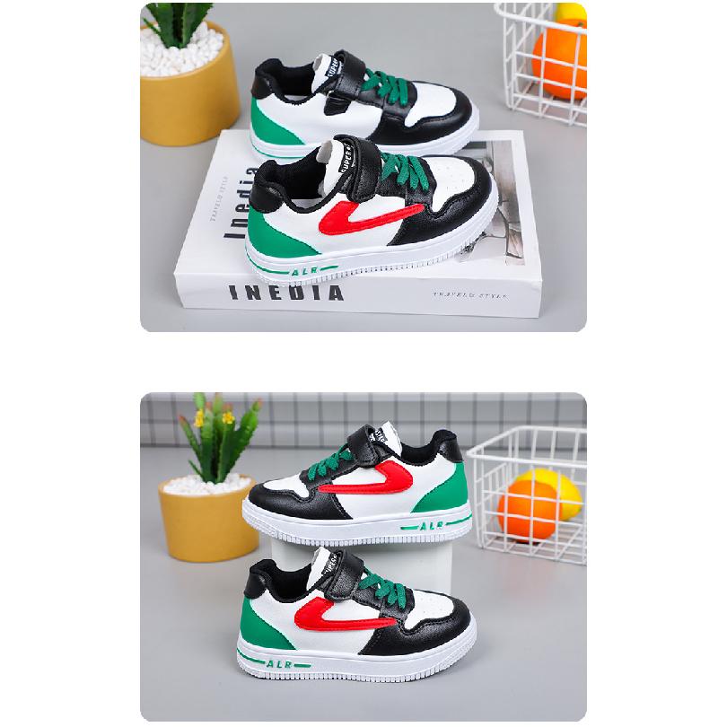 Children's Leather Panel Shoes Spring and Autumn New Boys' Sports Shoes Girls' Shoes Korean Style Student Single Shoes Casual Shoes