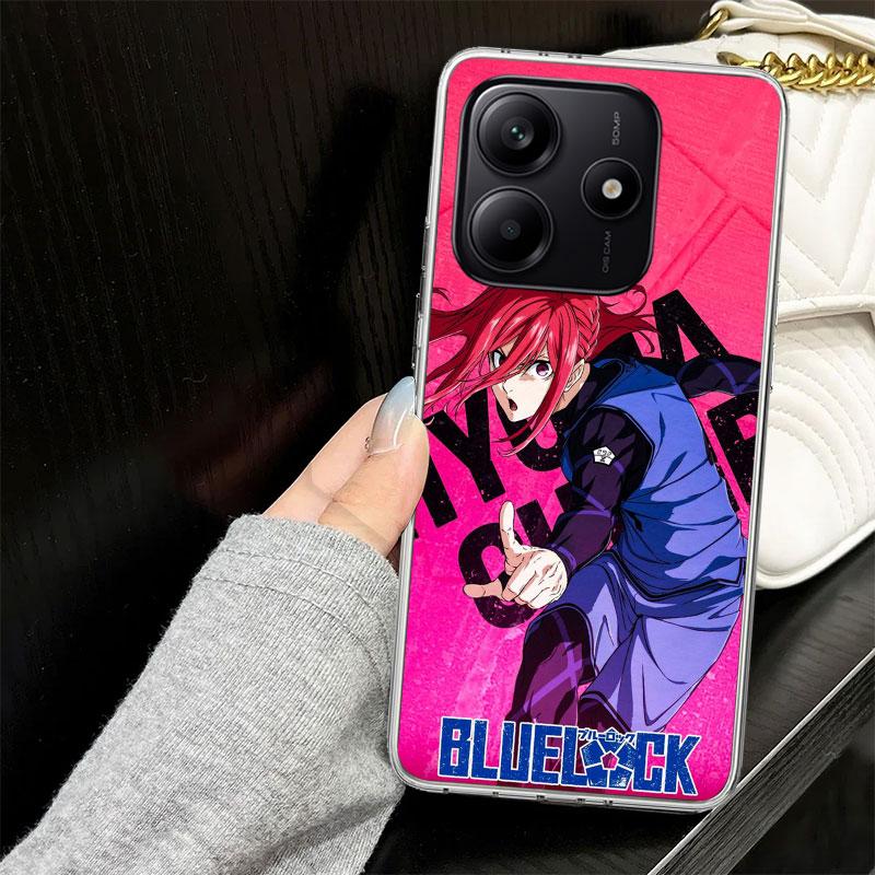 Blue Lock Chigiri Hyoma Case for Xiaomi Redmi Note 14 13 12 11 Pro Plus Phone Cover 14S 12S 11S 11E 11T 10S 10 9S 9 Silicone Fun