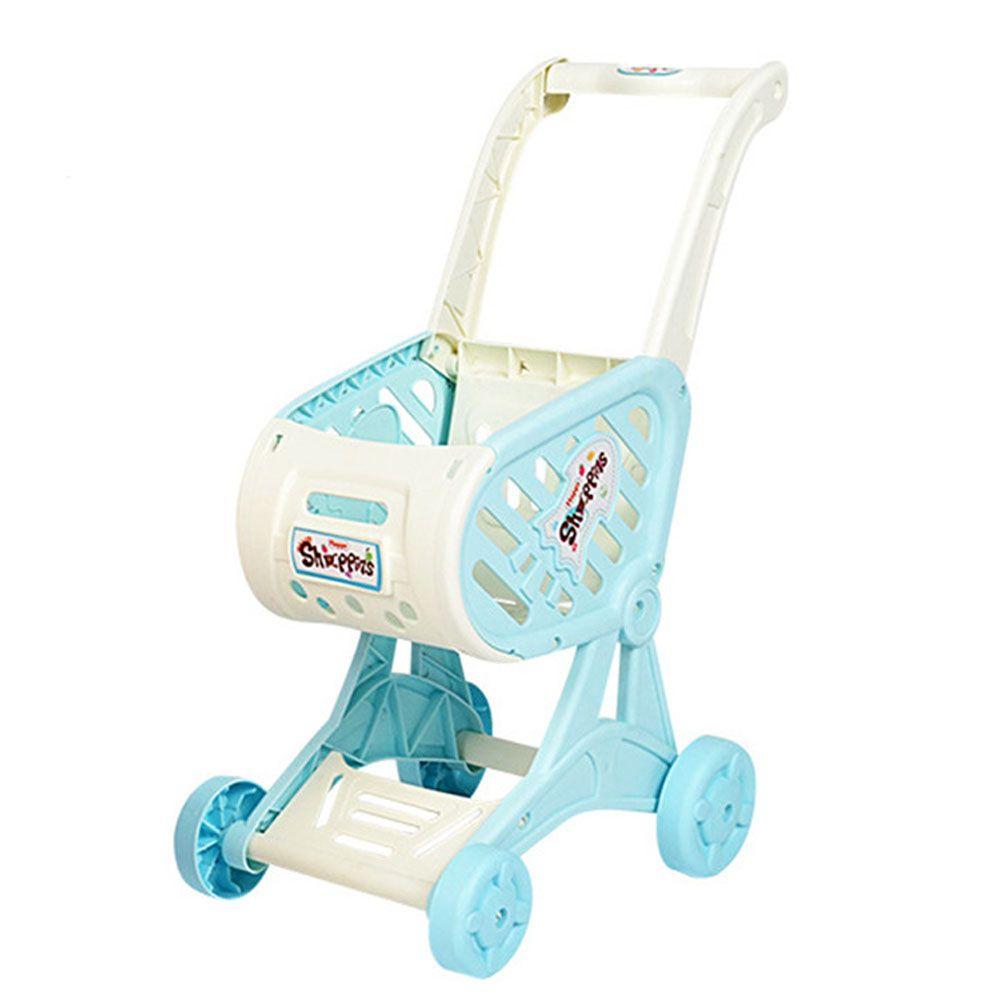 

Овощи Ролевая игра Игровой домик Тележка Игрушки Корзина для покупок Супермаркет Мини-симуляция Ручная тележка синий