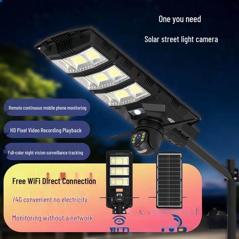 MengPao Solar WiFi Monitoring Street Light