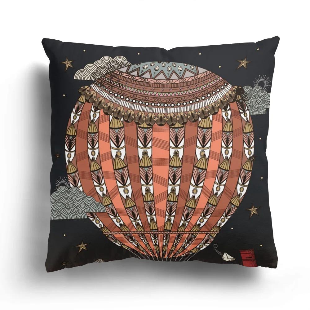 

Наволочка с рисунком животного из мультфильма для офиса, гостиной, автомобиля, украшения для дома, наволочка 40x40cm