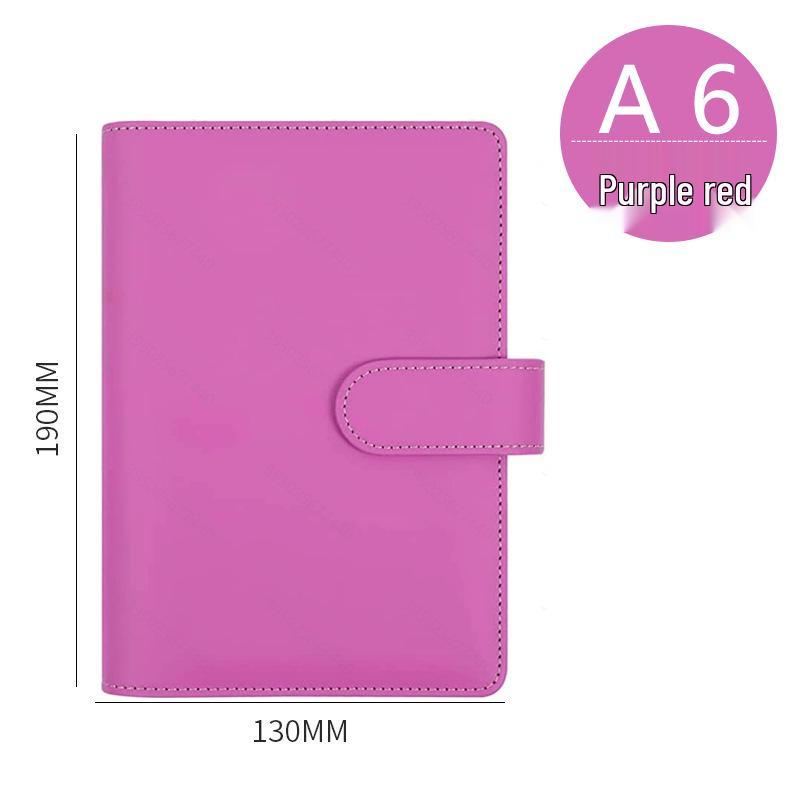 In-Stock Creative Macaron A6 Loose-Leaf Notebook with Custom Logo Options