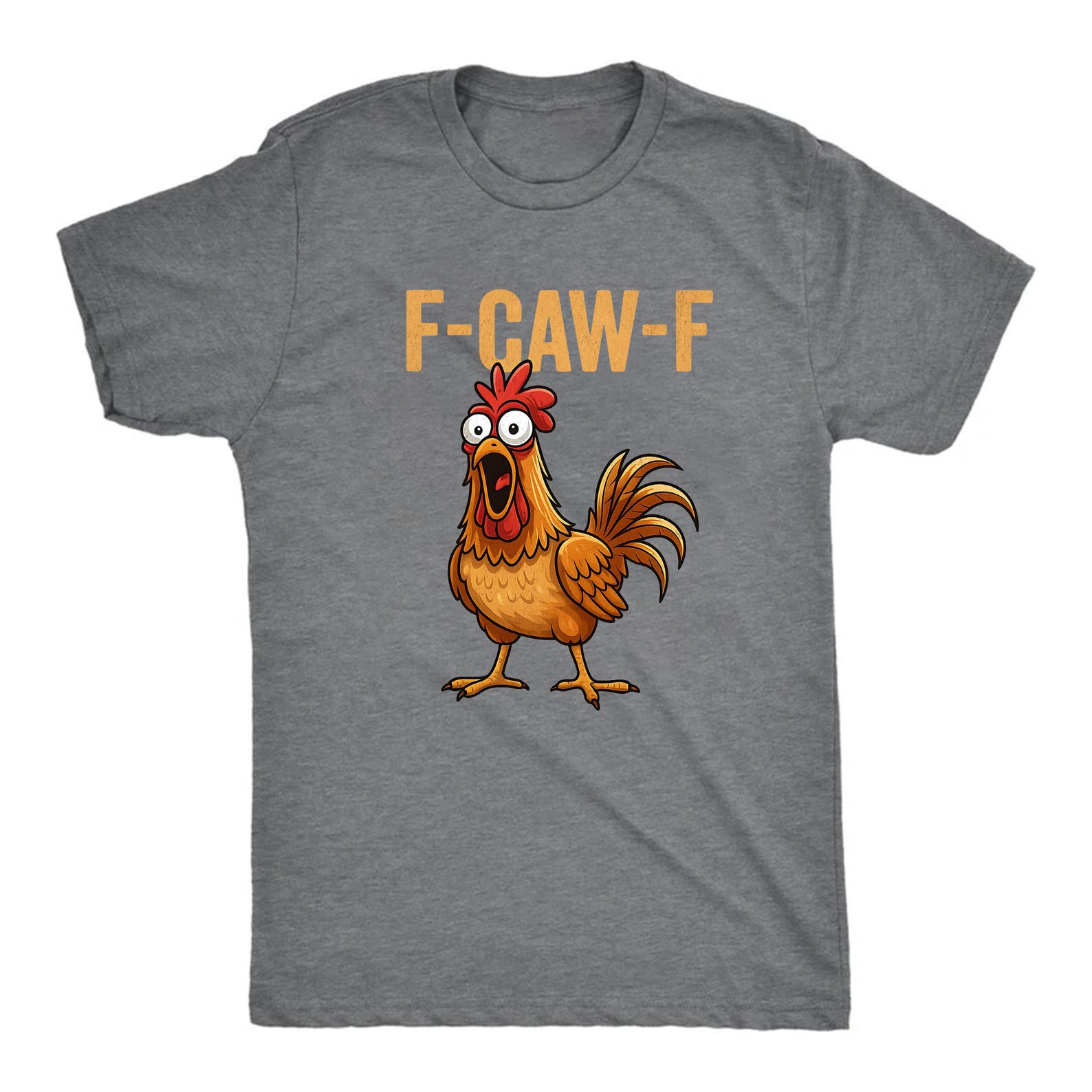 Funny F-Caw-F Shirt, Raven Lover Gift, Black Crow T-Shirt, Gothic Crow Tee, Funny Sassy Raven, M