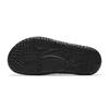 Anta Chinelo Hela Confortável Fashion Simples Antidesgaste Anti-Odor de Bico Fechado Chinelos Masculinos Preto 112531801-2