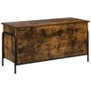 Storage Box Smoked Oak 80 X 40 X 49.5 Cm Engineered Wood