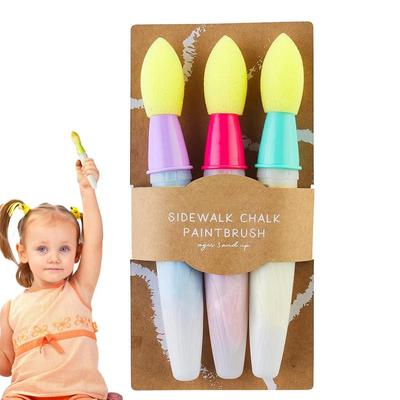 Children Painting Chalk Brush Set Create Colorful Works Painting Tools for Kids Art Craft Environmentally Friendly Drawing Tool