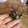 1Pcs Censer Snail Censer Antique Brass Tabletop Tea Pet Home Decoration Tea Pet Home Decoration