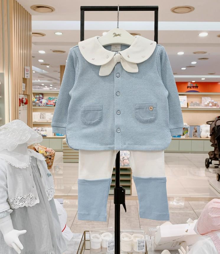 

2025 Autumn Korean Kids Fashion: Cute & Stylish Set #762 130 синій